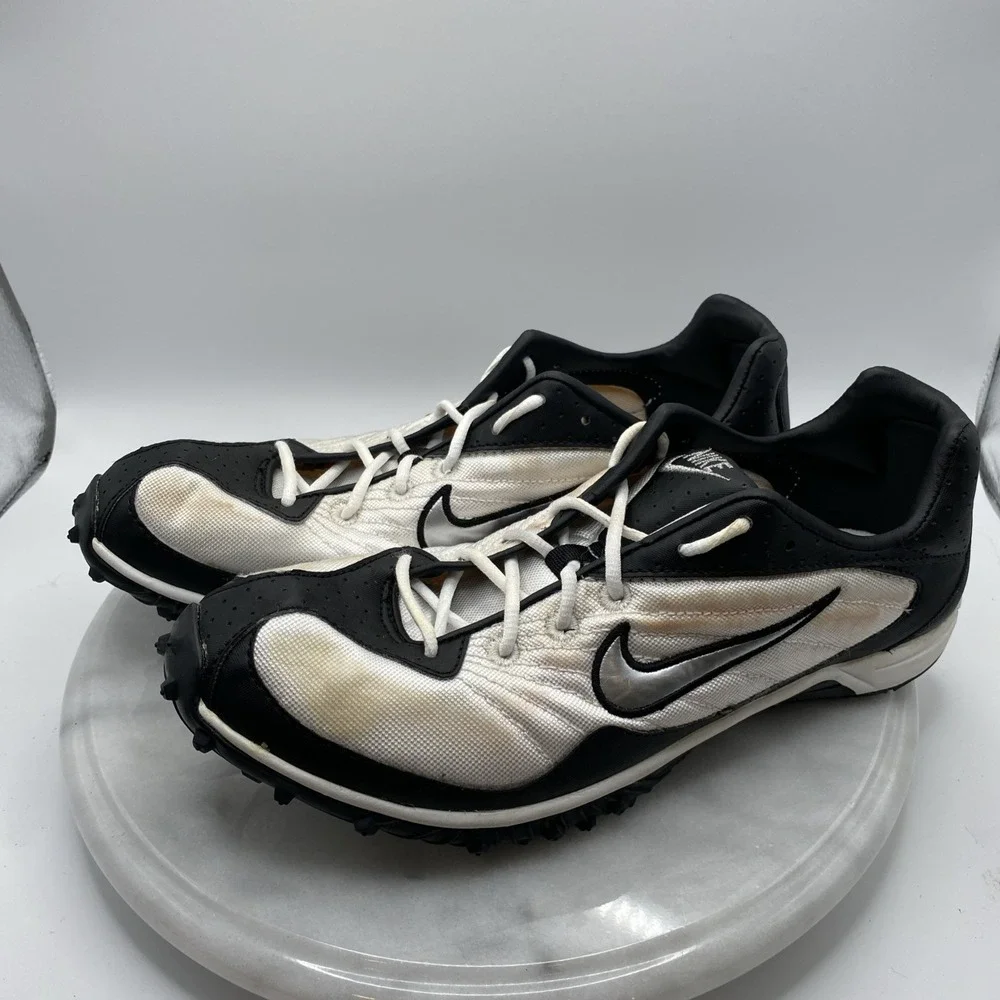Women's 10 Nike Rival XC 6 Jenna Black White Cross Country Track Running *Read